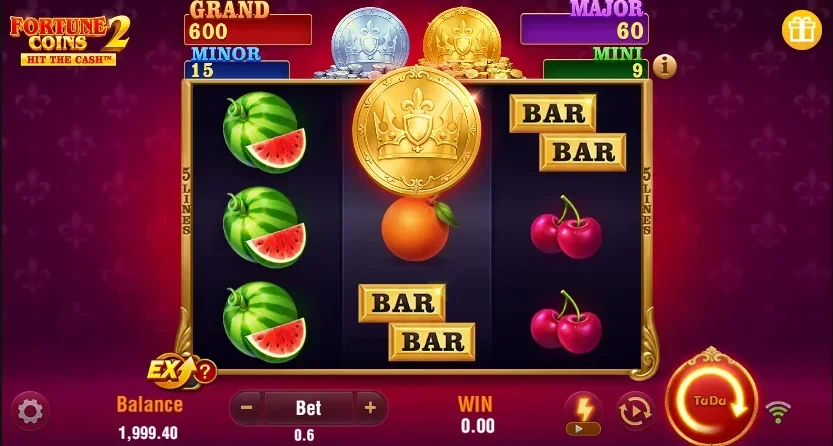 Fortune Coins 2 demo gameplay