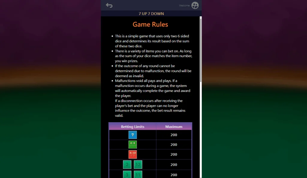 how to play 7up7down slot game