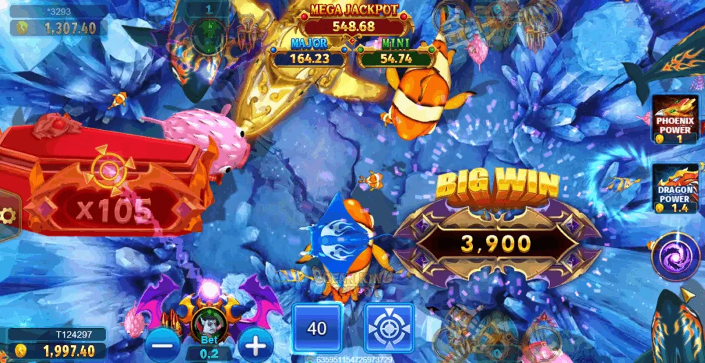 Ocean King Jackpot slot features and rtp