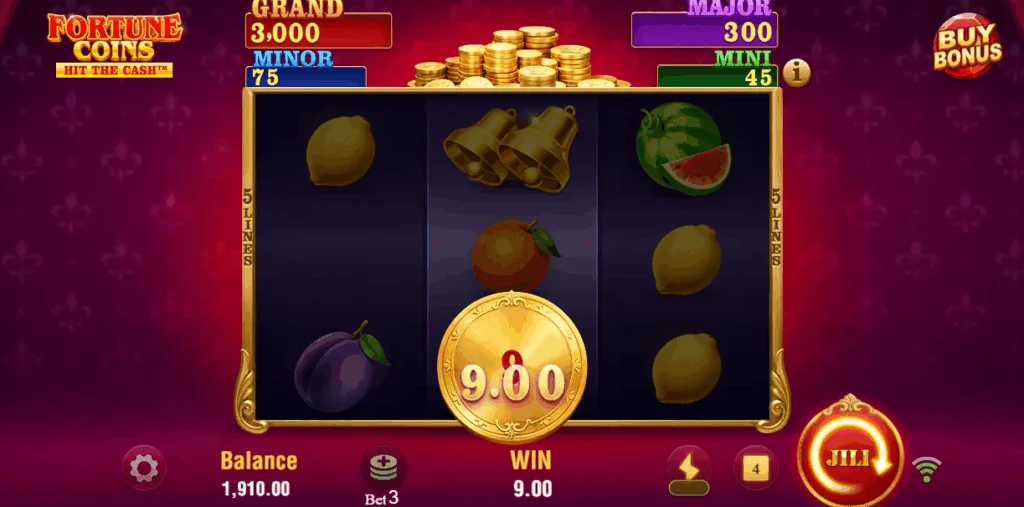 Fortune Coins slot features and rtp