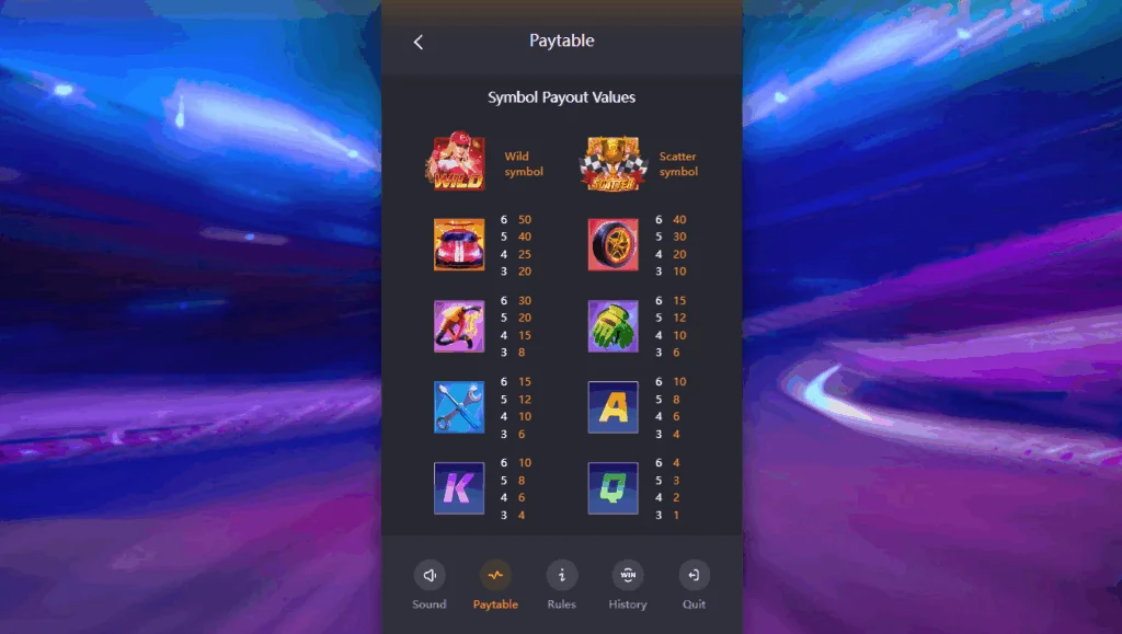 how to play Speed Winner slot game