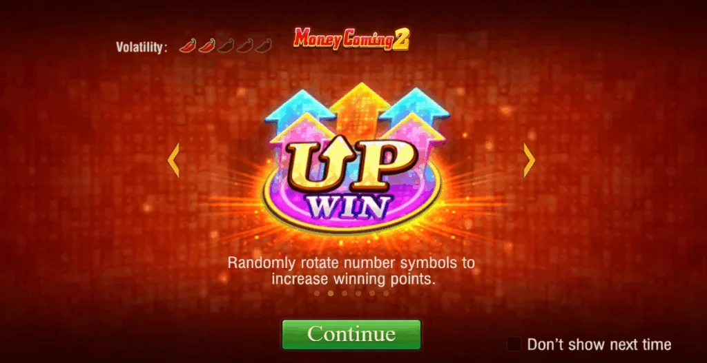 Money Coming 2 slot game screenshot