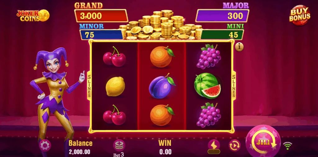 Joker Coins demo gameplay