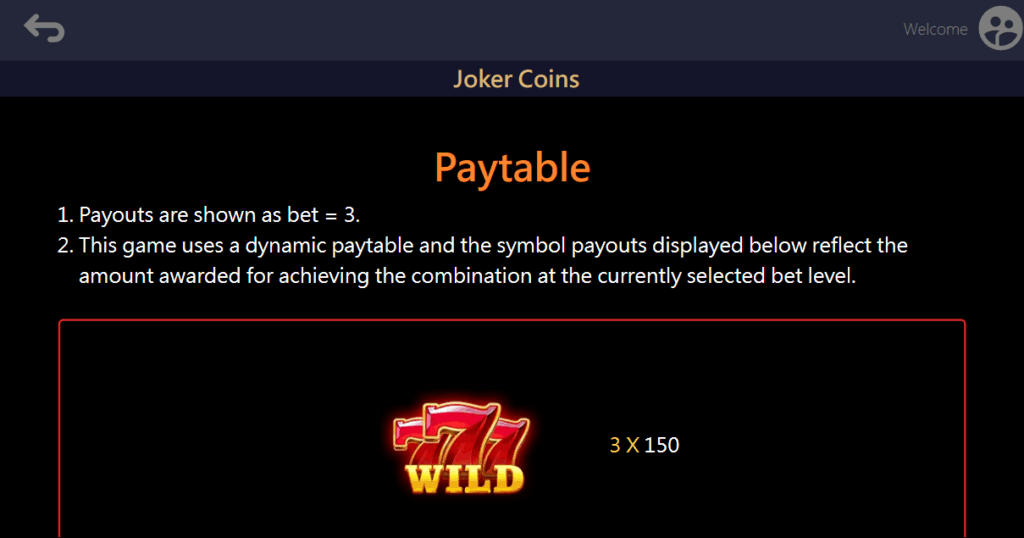 how to play Joker Coins slot game