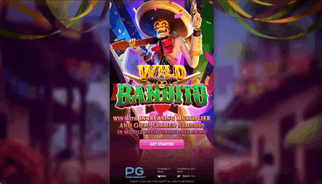 Wild Bandito slot game screenshot