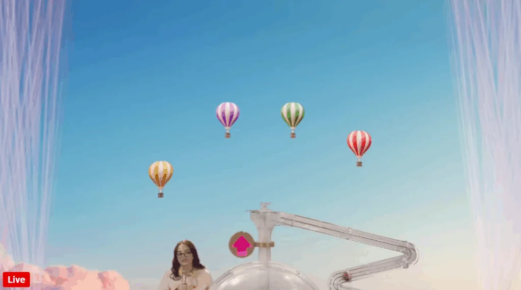 Balloon Race slot game screenshot