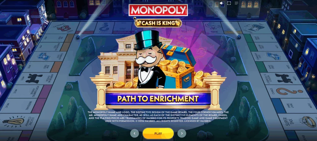 Monopoly Cash Is King slot game screenshot