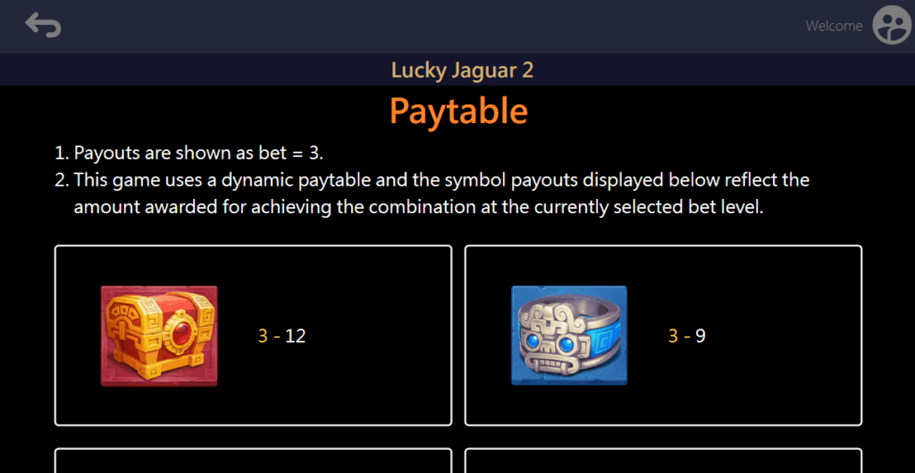 how to play Lucky Jaguar 2 slot game