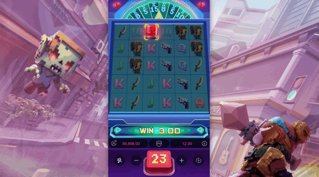 Zombie Blasters slot features and rtp