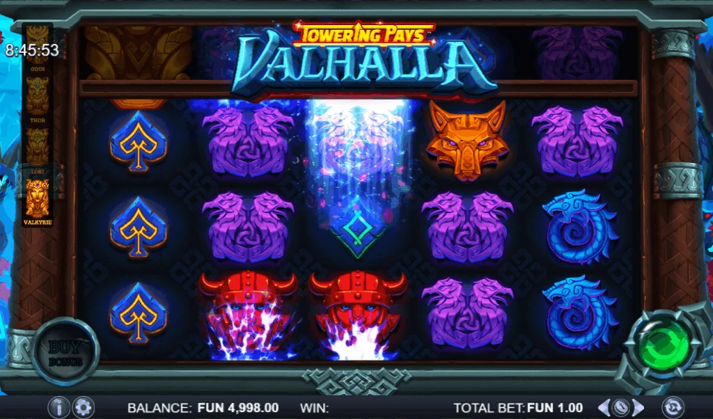 Towering Pays Valhalla demo gameplay