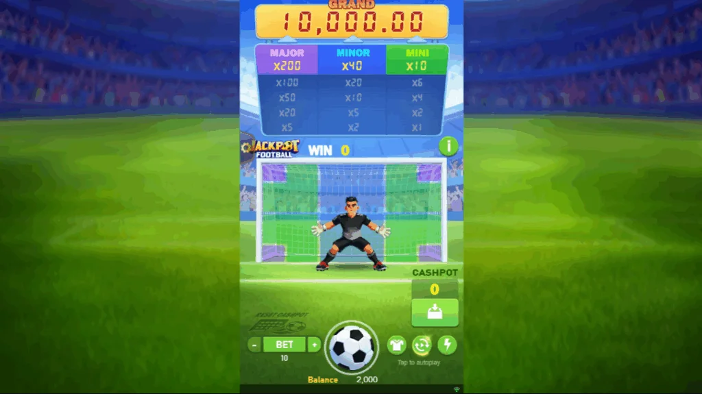 Jackpot Football slot game screenshot