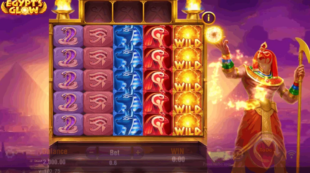 Egypt’s Glow slot features and rtp