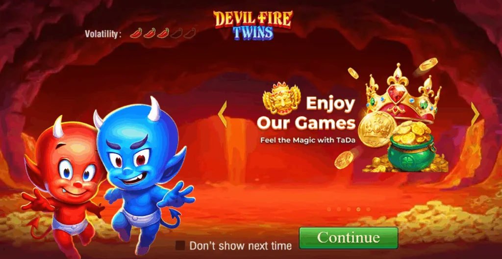 Devil Fire Twins slot game screenshot