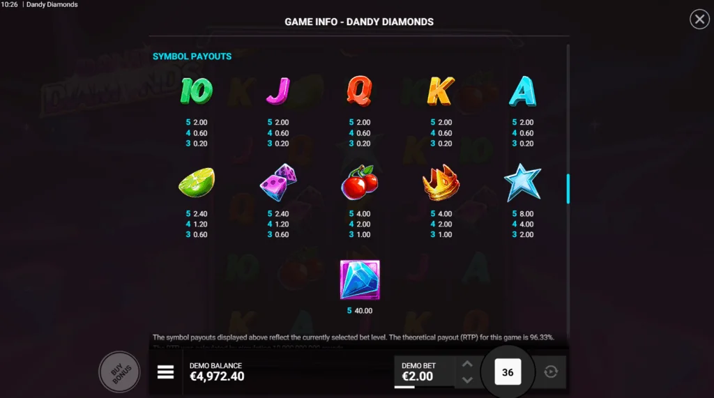 Dandy Diamonds demo gameplay