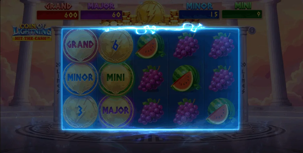 Coin of Lightning slot game screenshot