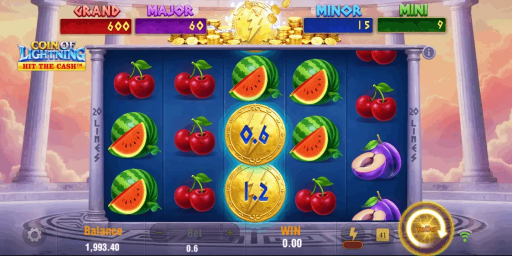 how to play Coin of Lightning slot game