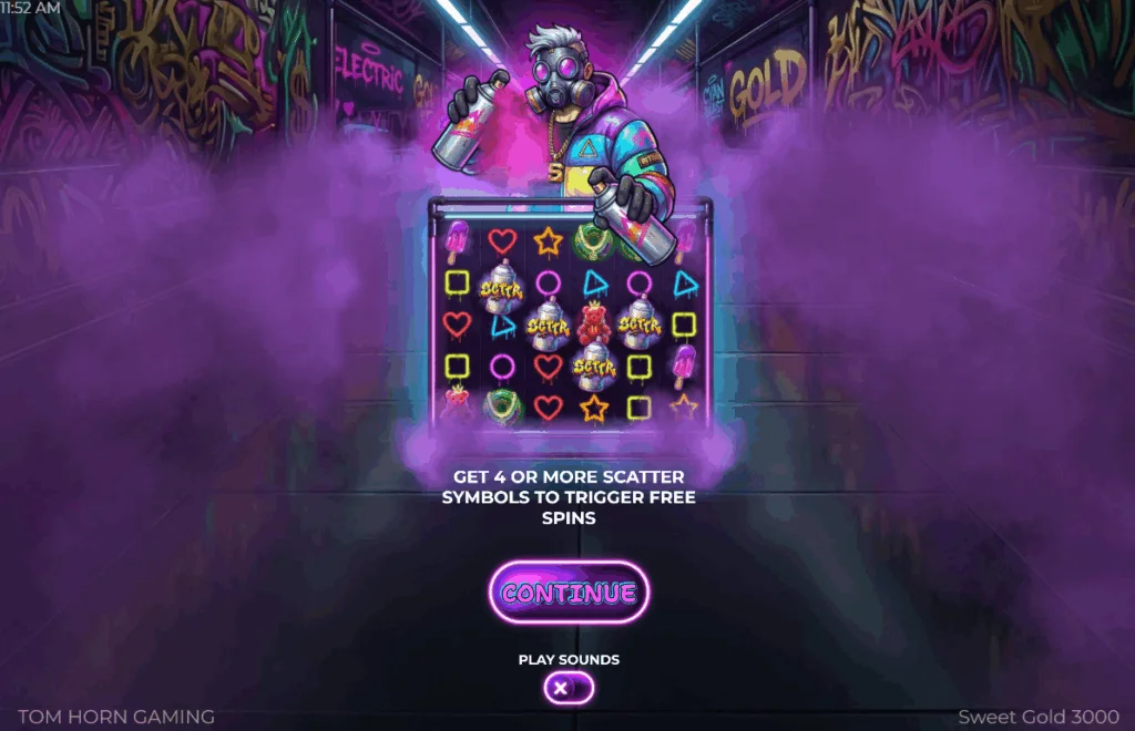 Sweet Gold slot game screenshot