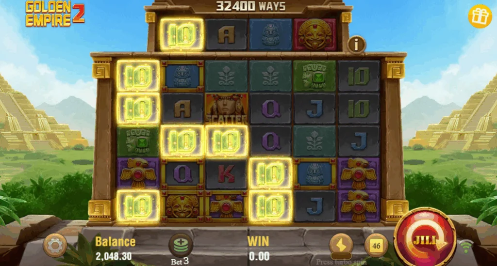 how to play Golden Empire 2 slot game