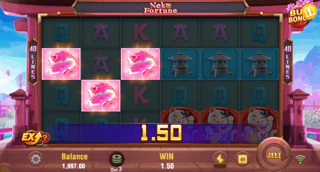 how to play Neko Fortune slot game