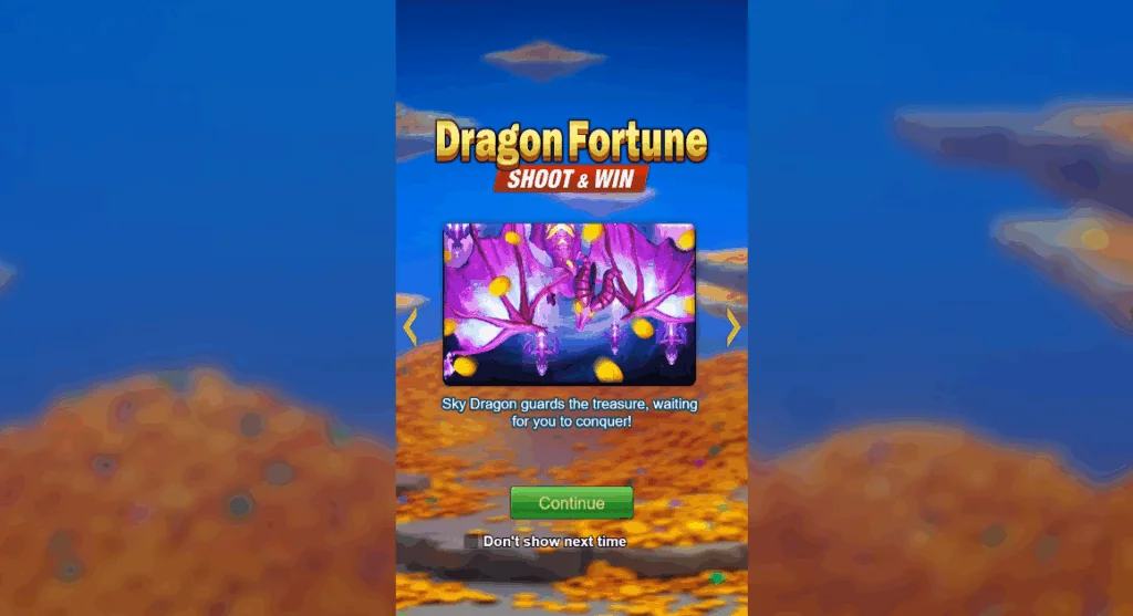 Dragon Fortune slot game screenshot