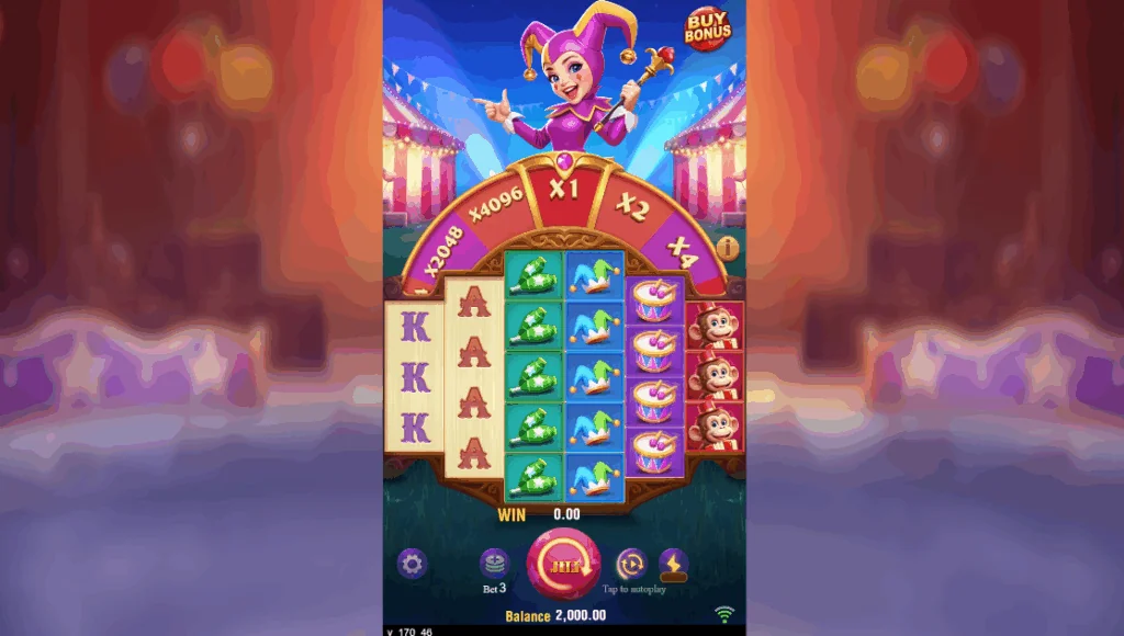 Circus Joker 4096 demo gameplay