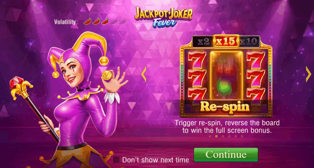 Jackpot Joker Fever slot game screenshot