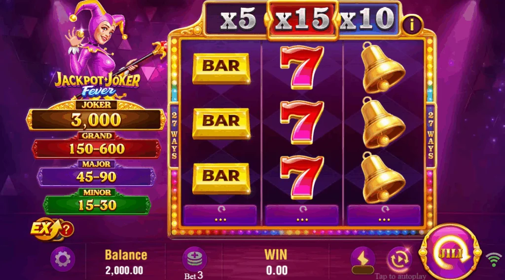 Jackpot Joker Fever demo gameplay