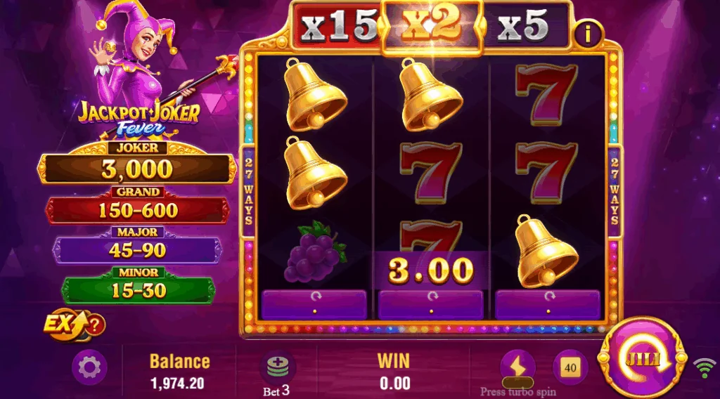 Jackpot Joker Fever slot features and rtp