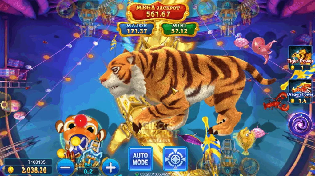 Circus Jackpot slot game screenshot