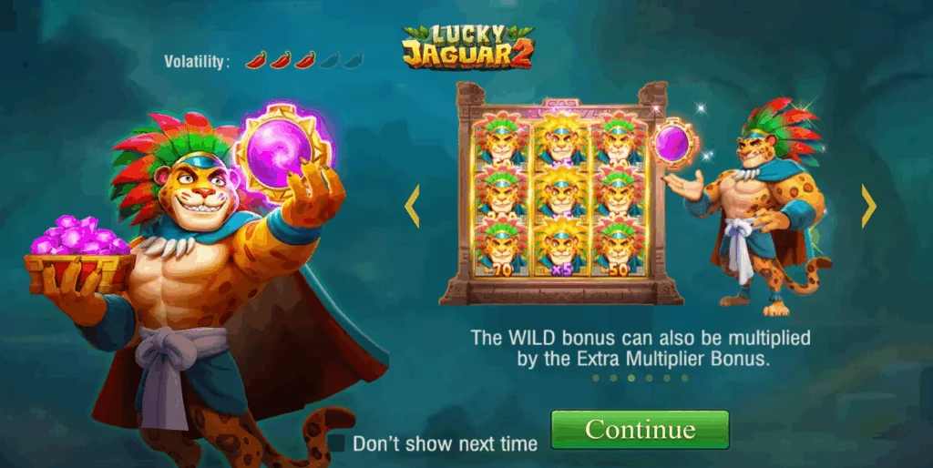 Lucky Jaguar 2 slot game screenshot