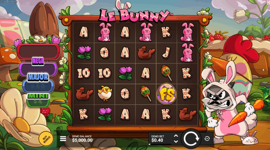 Le Bunny slot game screenshot