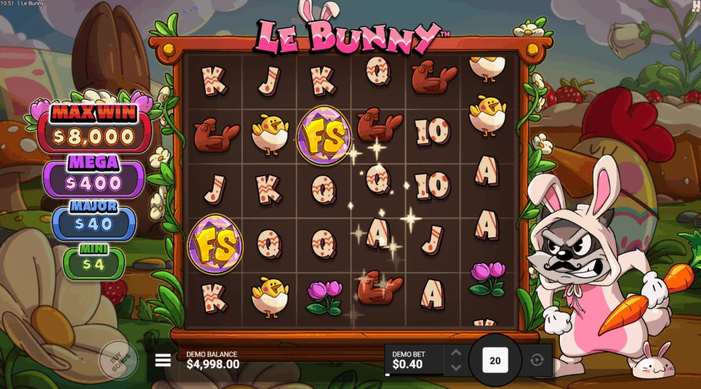 Le Bunny slot features and rtp