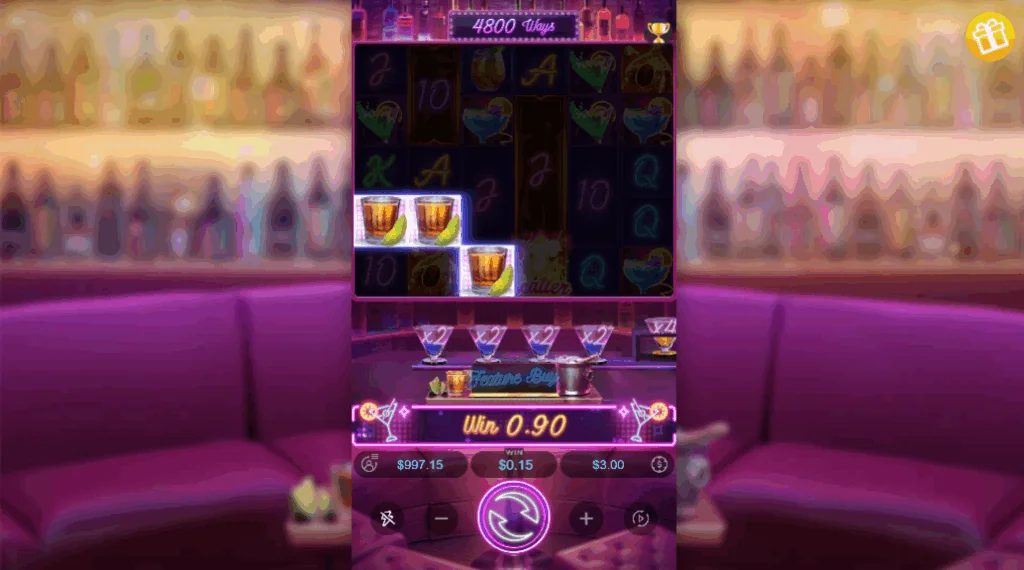 how to play Cocktail Nights slot game