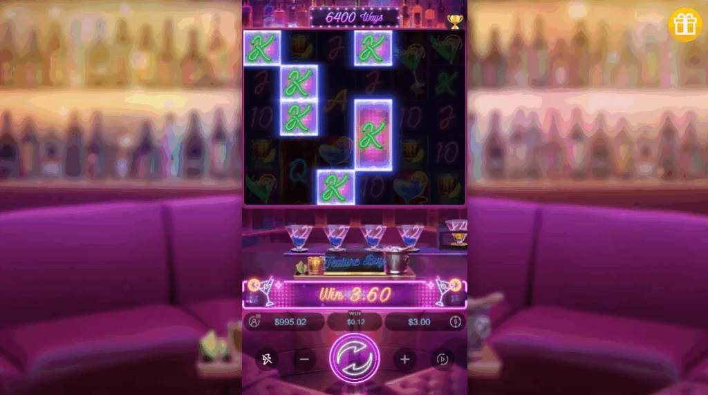 Cocktail Nights slot features and rtp