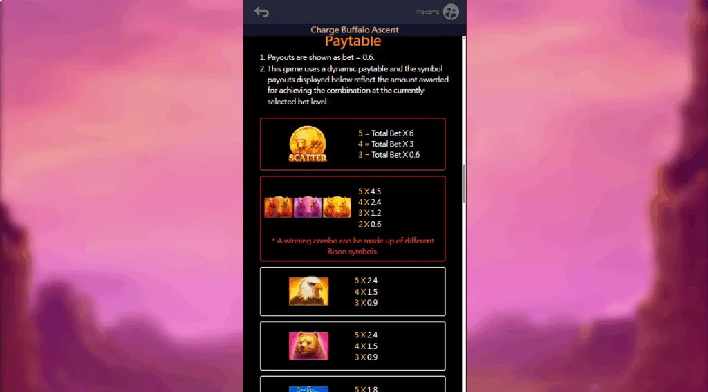 how to play Charge Buffalo Ascent slot game