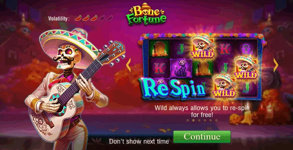 Bone Fortune slot game screenshot