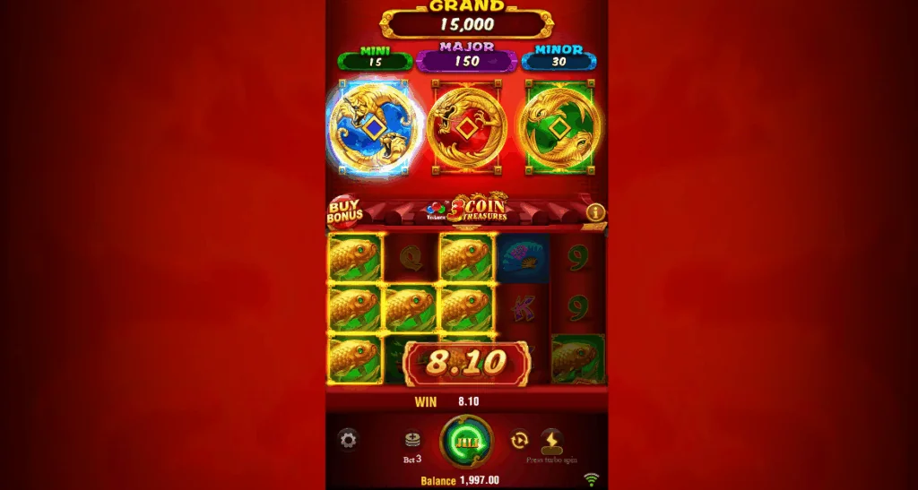 3 Coin Treasures demo gameplay
