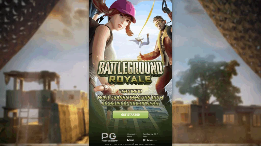 Battleground Royale slot game screenshot
