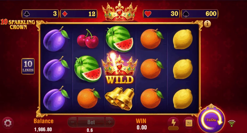 10 Sparkling Crown slot features and rtp