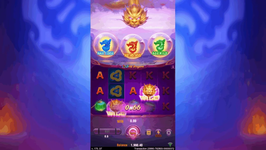 3 Pot Dragons slot features and rtp