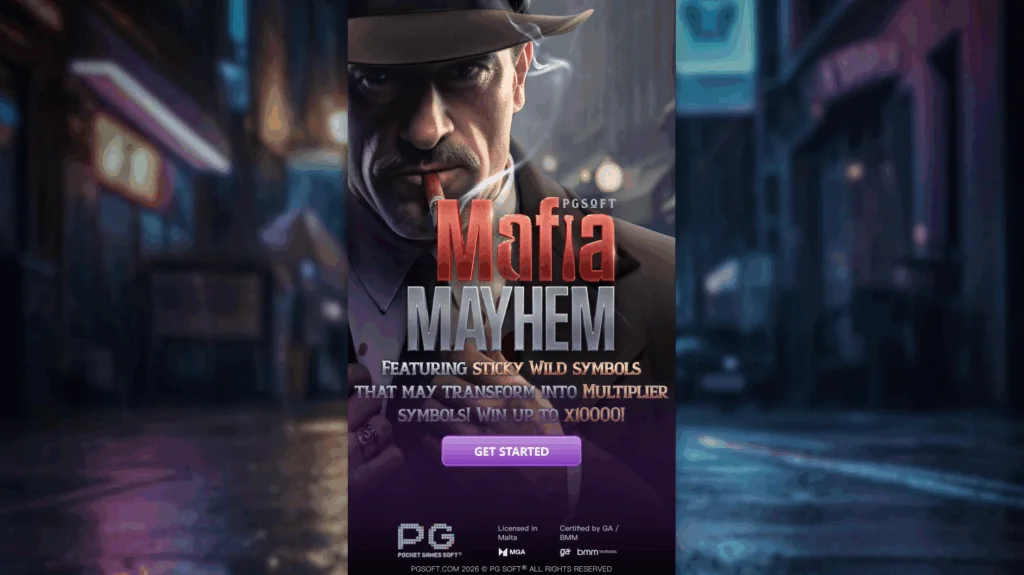 Mafia Mayhem slot game screenshot