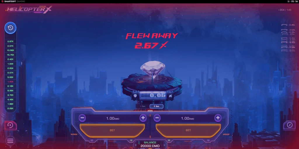 Helicopter X demo gameplay