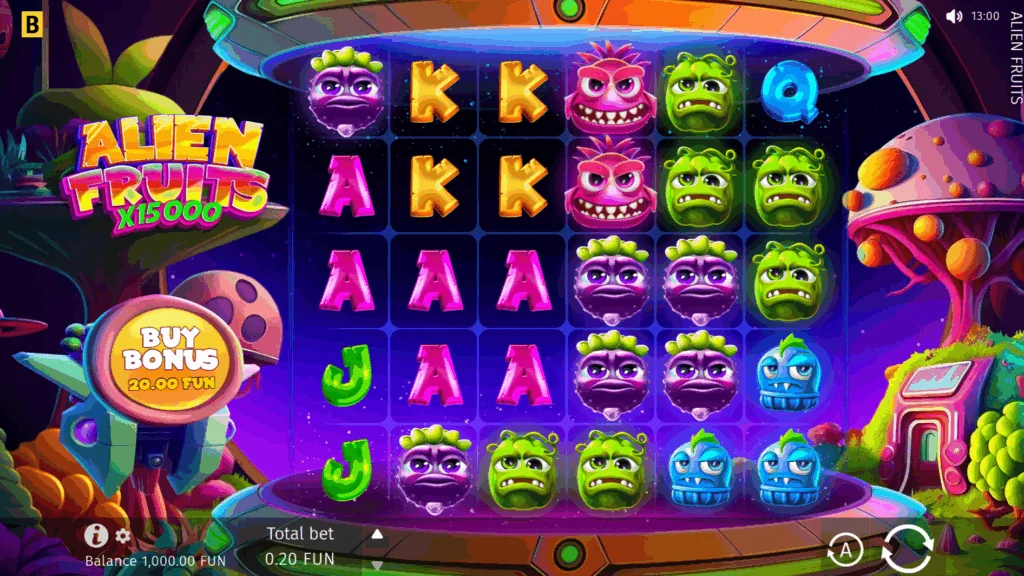Alien Fruits demo gameplay