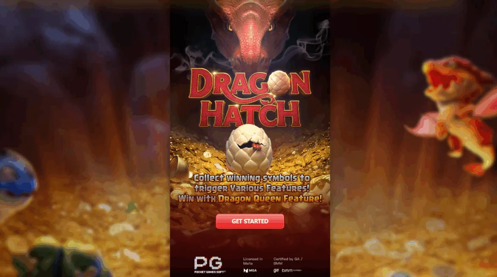 Dragon Hatch slot game screenshot