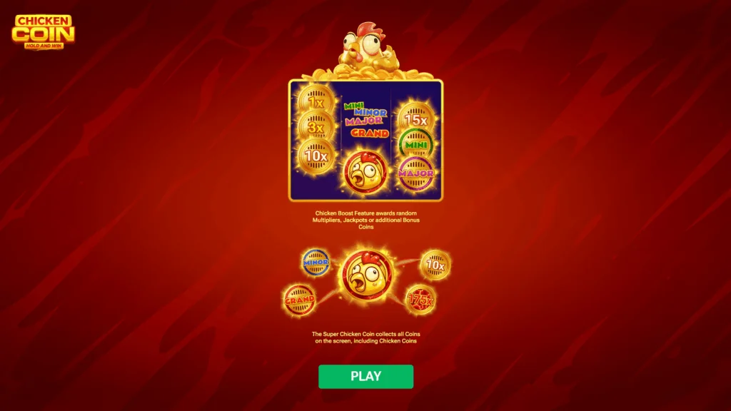 Chicken Coin slot game screenshot