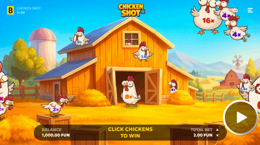 Chicken Shot demo gameplay