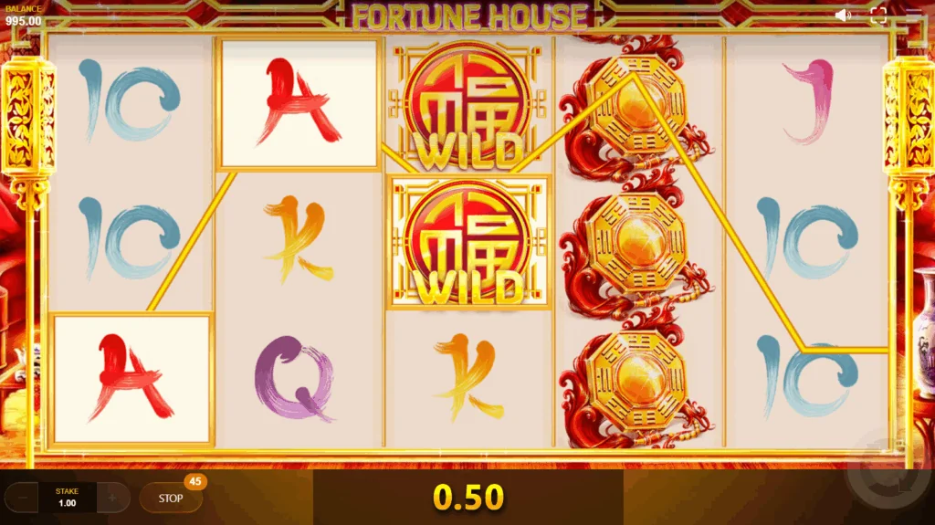 Fortune House slot features and rtp