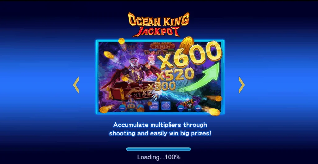 Ocean King Jackpot slot game screenshot