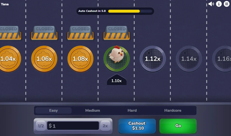 Chicken Cross slot features and rtp