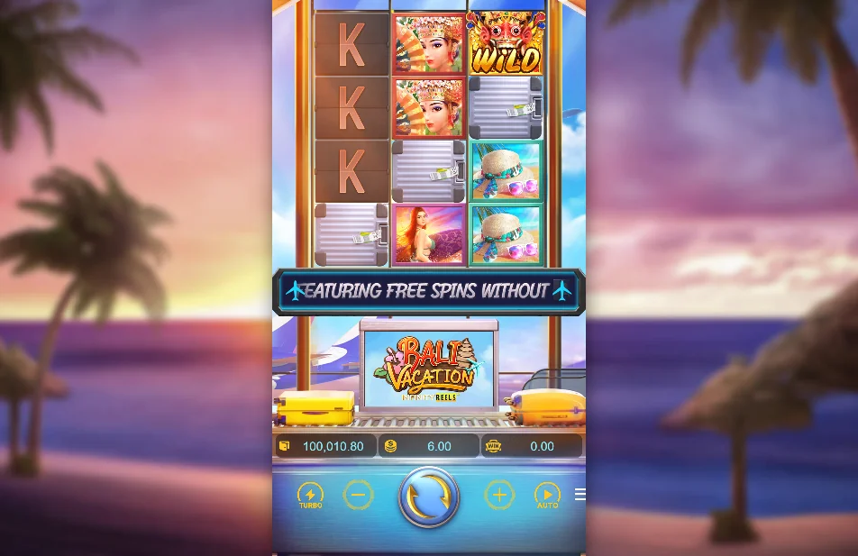 Bali Vacation slot game screenshot